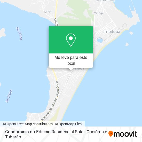 Condominio do Edificio Residencial Solar mapa