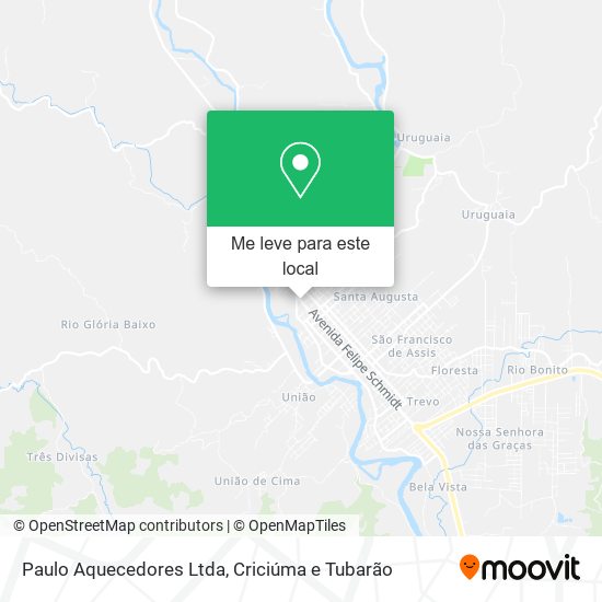 Paulo Aquecedores Ltda mapa