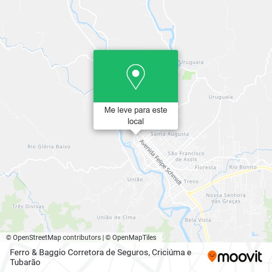 Ferro & Baggio Corretora de Seguros mapa