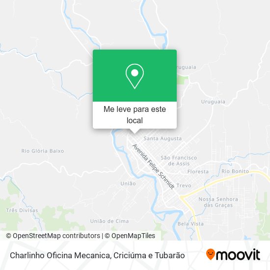 Charlinho Oficina Mecanica mapa