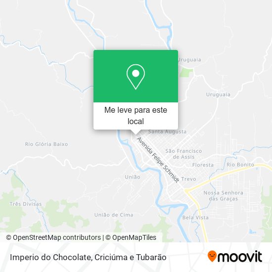 Imperio do Chocolate mapa