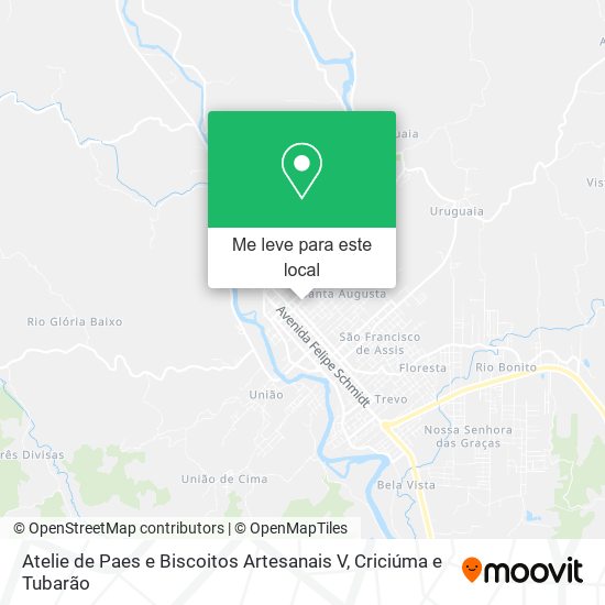 Atelie de Paes e Biscoitos Artesanais V mapa