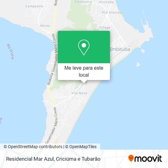 Residencial Mar Azul mapa