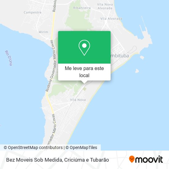 Bez Moveis Sob Medida mapa