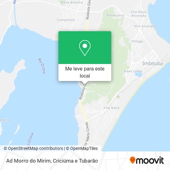 Ad Morro do Mirim mapa