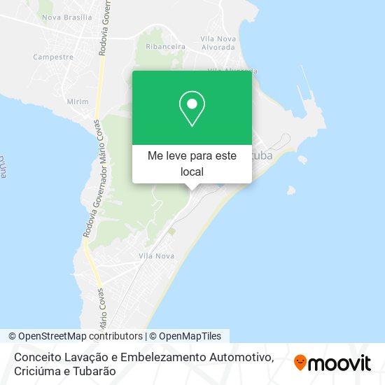 Conceito Lavação e Embelezamento Automotivo mapa