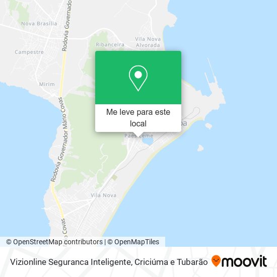 Vizionline Seguranca Inteligente mapa