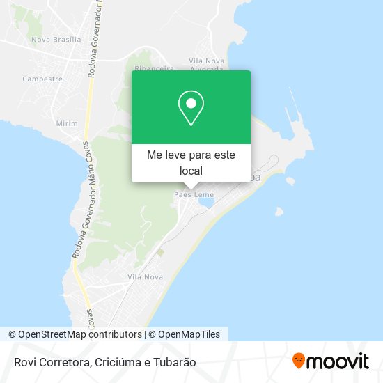 Rovi Corretora mapa