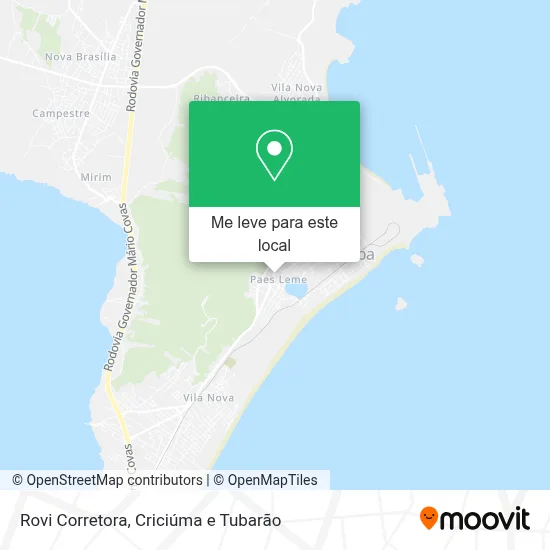 Rovi Corretora mapa