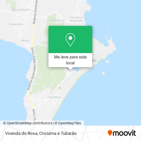 Vivenda do Rosa mapa