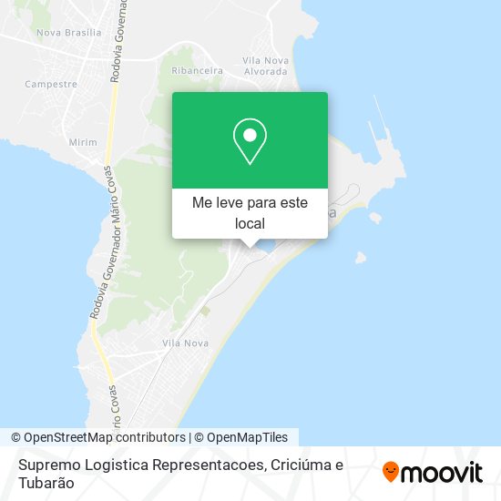 Supremo Logistica Representacoes mapa
