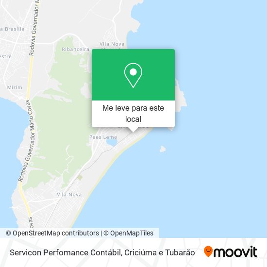 Servicon Perfomance Contábil mapa