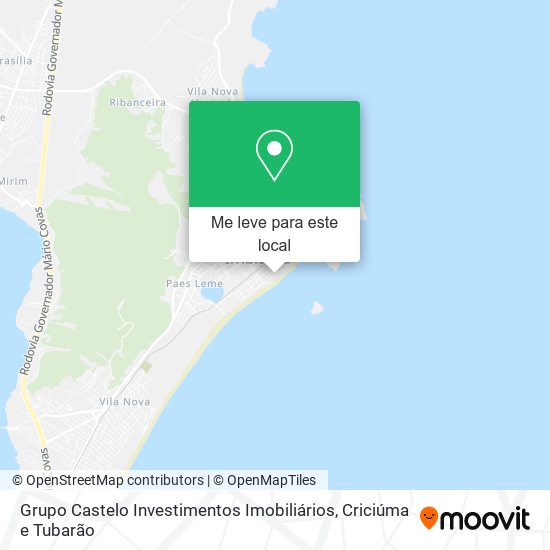 Grupo Castelo Investimentos Imobiliários mapa