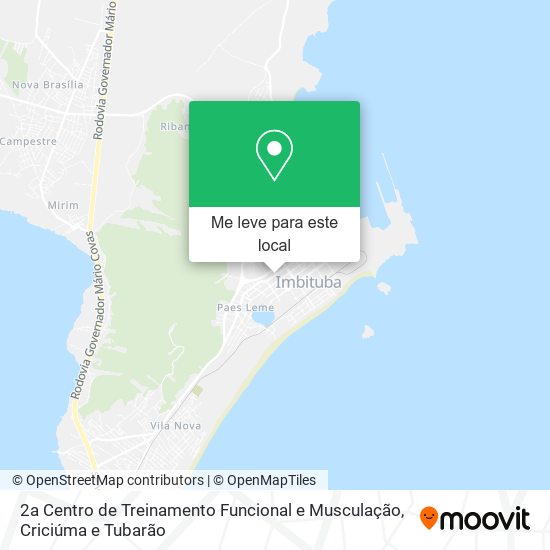 2a Centro de Treinamento Funcional e Musculação mapa