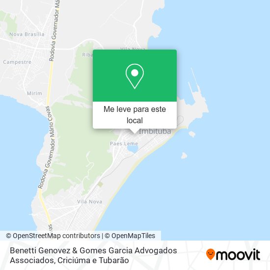 Benetti Genovez & Gomes Garcia Advogados Associados mapa