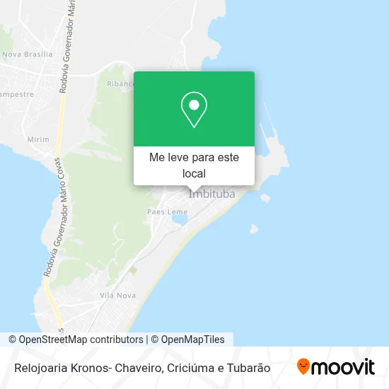 Relojoaria Kronos- Chaveiro mapa