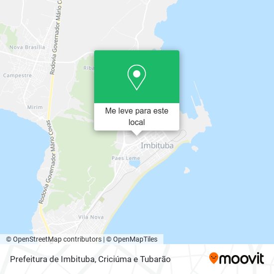 Prefeitura de Imbituba mapa