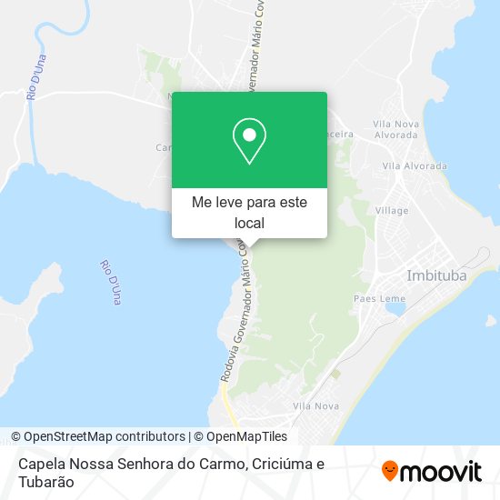 Capela Nossa Senhora do Carmo mapa