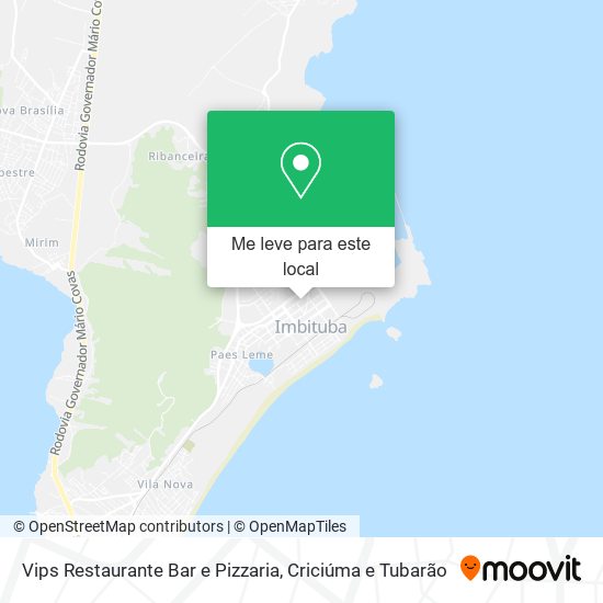Vips Restaurante Bar e Pizzaria mapa