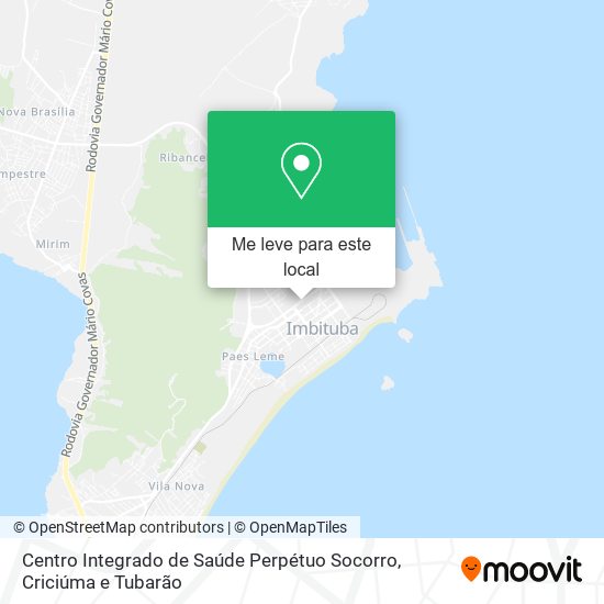 Centro Integrado de Saúde Perpétuo Socorro mapa