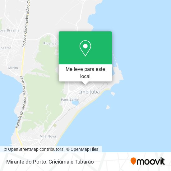 Mirante do Porto mapa