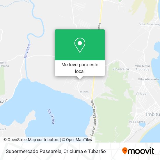 Supermercado Passarela mapa