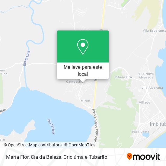 Maria Flor, Cia da Beleza mapa