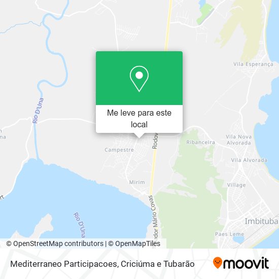 Mediterraneo Participacoes mapa