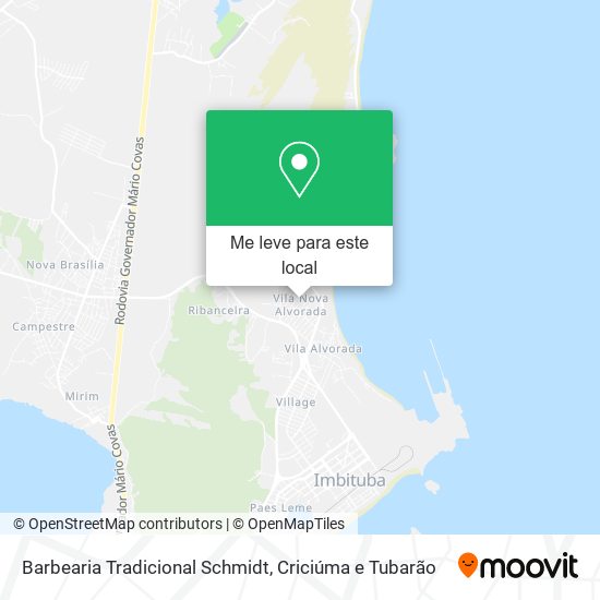 Barbearia Tradicional Schmidt mapa