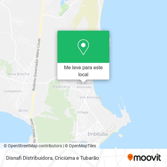 Disnafi Distribuidora mapa