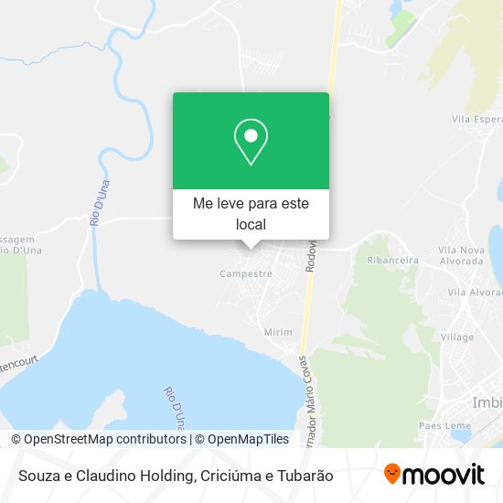 Souza e Claudino Holding mapa