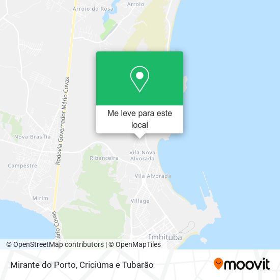 Mirante do Porto mapa