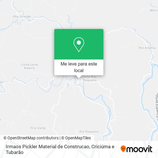 Irmaos Pickler Material de Construcao mapa