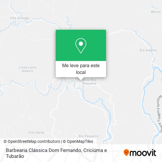 Barbearia Clássica Dom Fernando mapa