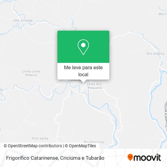 Frigorífico Catarinense mapa