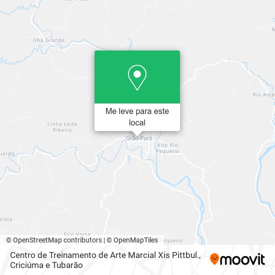 Centro de Treinamento de Arte Marcial Xis Pittbul. mapa