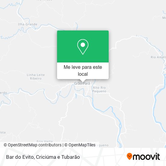 Bar do Evito mapa
