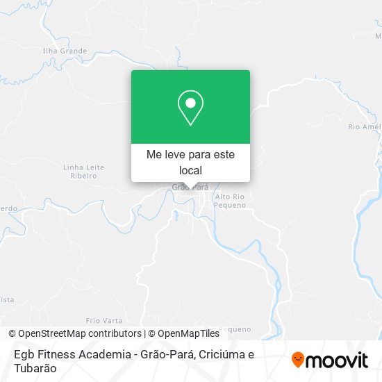 Egb Fitness Academia - Grão-Pará mapa