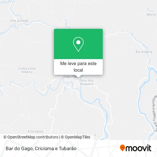 Bar do Gago mapa
