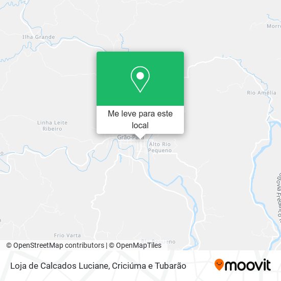 Loja de Calcados Luciane mapa