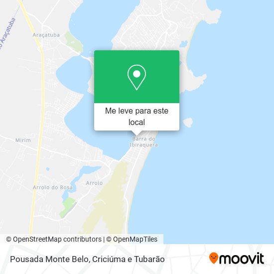 Pousada Monte Belo mapa