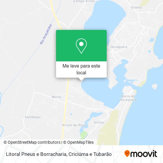 Litoral Pneus e Borracharia mapa