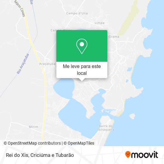 Rei do Xis mapa