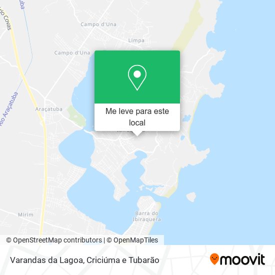 Varandas da Lagoa mapa