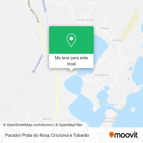 Parador Praia do Rosa mapa