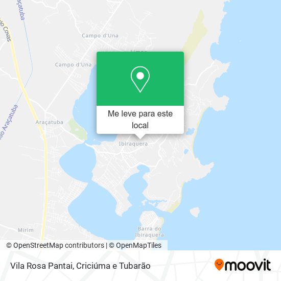Vila Rosa Pantai mapa