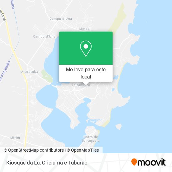 Kiosque da Lú mapa