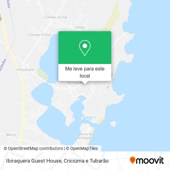 Ibiraquera Guest House mapa