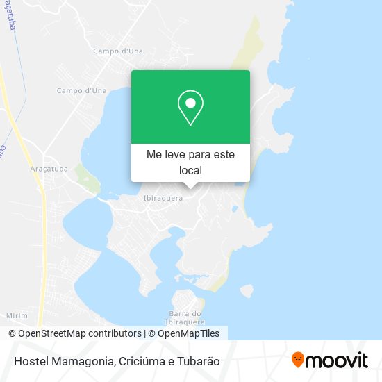 Hostel Mamagonia mapa