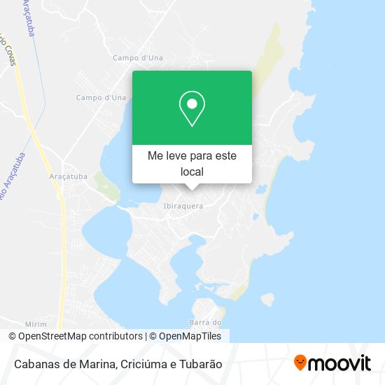 Cabanas de Marina mapa